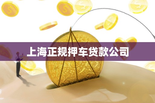 上海正规押车贷款公司